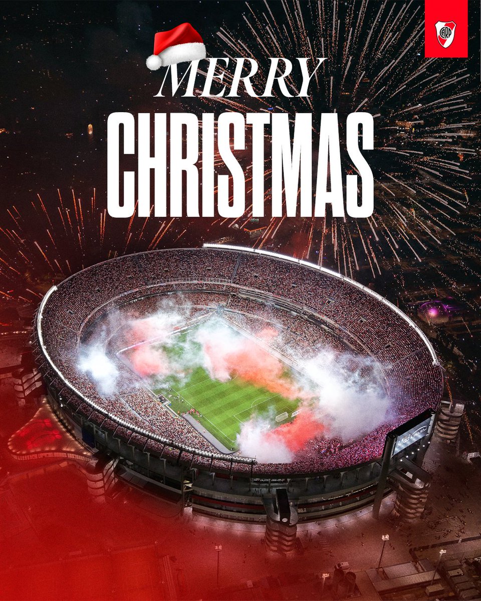 Merry Christmas to all River Plate fans celebrating! 🎁🎄