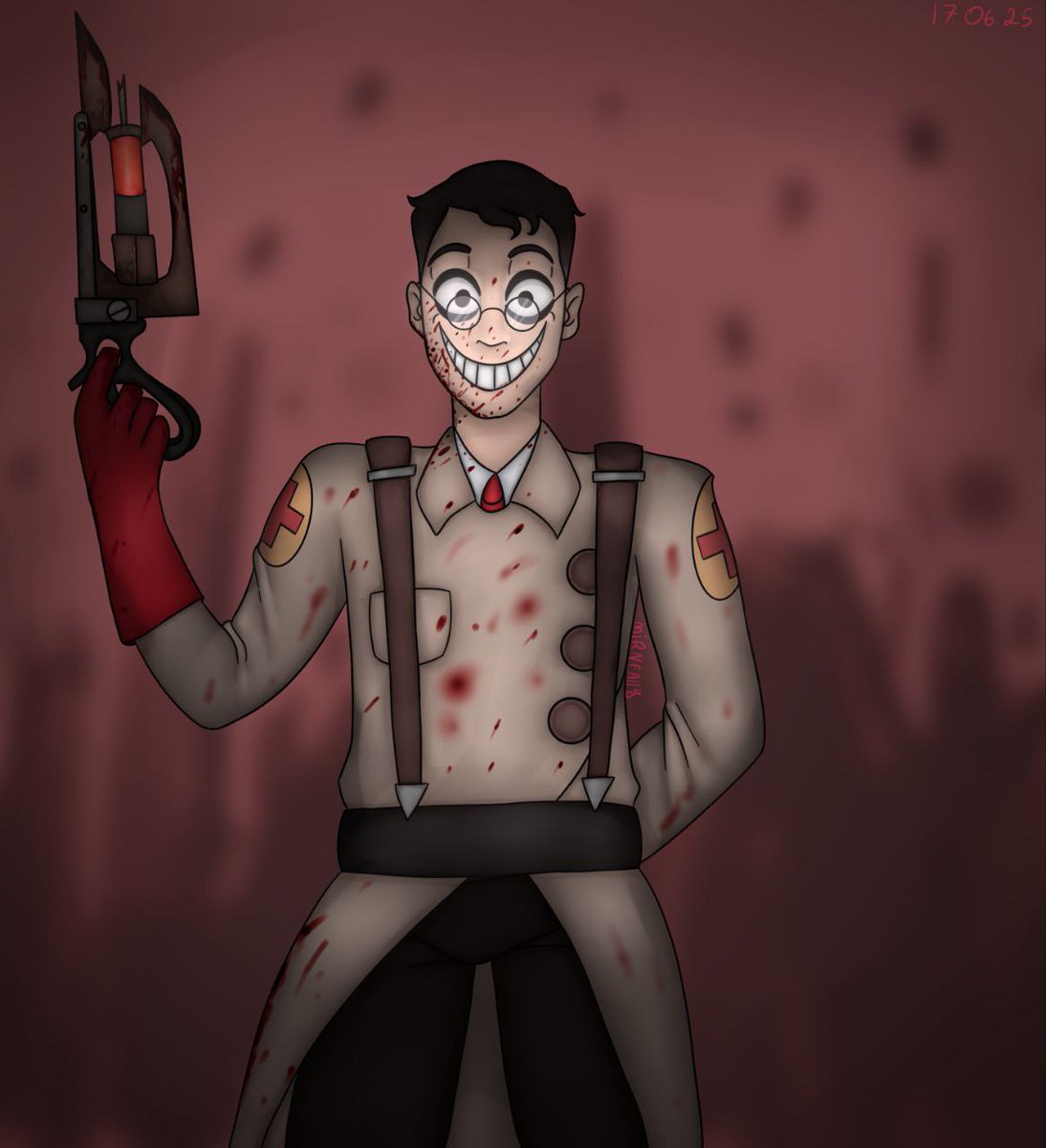 mirnfallyv's tweet photo. I'm coming back here, maybe something will work out

#art #digitalart #fanart #teamfortress2 #TF2 #tf2medic #tf2fanart https://t.co/P6z3oBjYqy