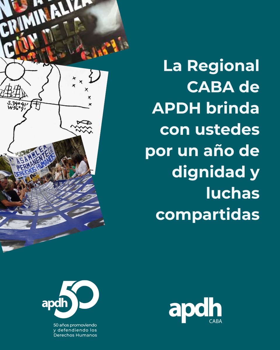 CabaApdh's tweet image. Por más luchas compartidas, en defensa de los DDHH y por la dignidad de nuestro pueblo.
#Felicidades #DDHH