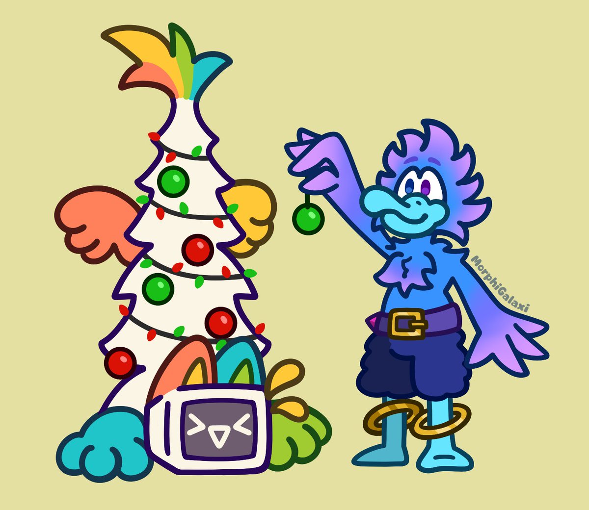 MorphiGalaxi's tweet photo. Merry Christmas 🎄 my tree looks weird https://t.co/ePEsaOQc4q