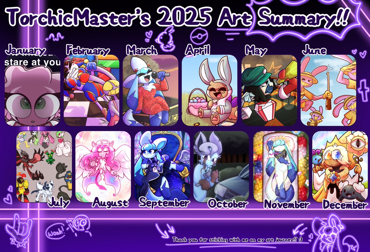 Thank you for your support!! 🥂 #2025ArtSummary