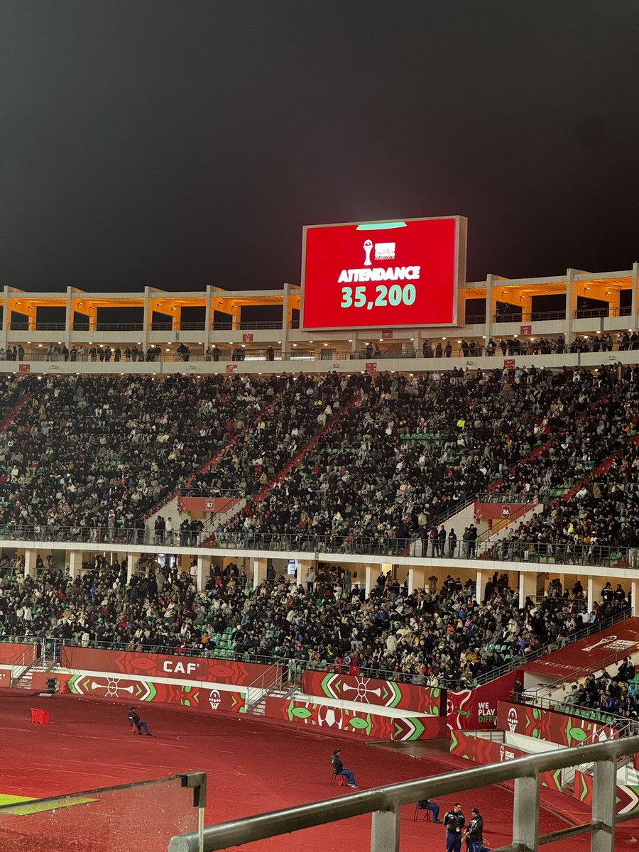 Lorenz_KO's tweet photo. Cameroon vs Gabon pulling 35k? 🔥

#TotalEnergiesAFCON25 https://t.co/42vfp9ei5X