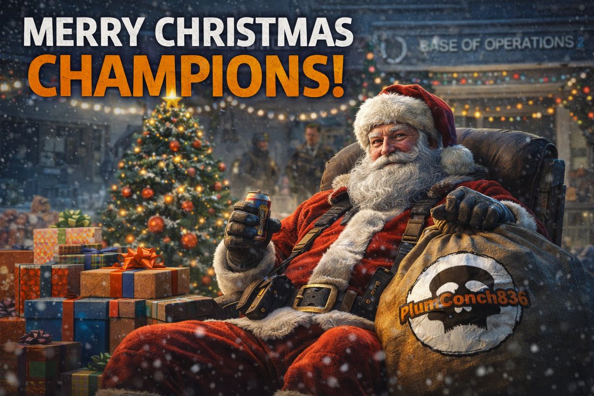 Merry Christmas Champions!🎄 Have an awesome day!
Eat, drink and be merry!🎅 #TheDivision2