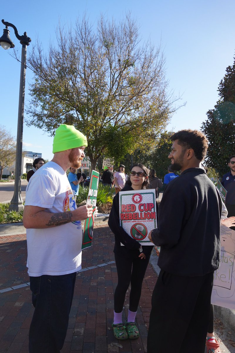 No better way to kick off the holidays than to help Organize a day of action to support striking Starbucks Baristas. As a former Barista, this is personal to me. They were also able to raise a significant amount of money for their strike fund at my festival! Solidarity forever ✊🏾