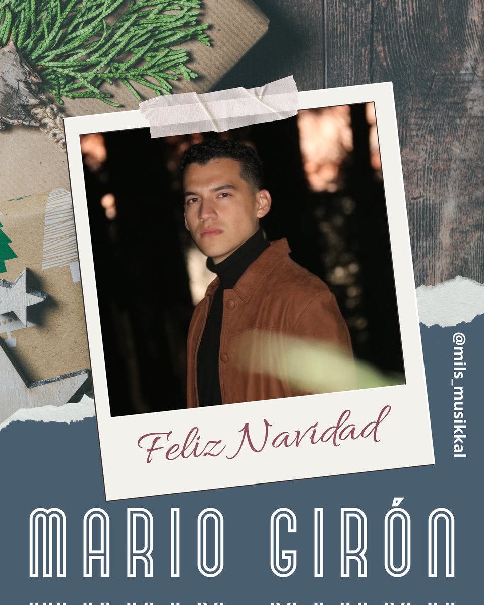 Feliz Navidad champ, <a href="/mgiron_of/">Mario Giron</a> ☃️
Que estas fechas te devuelvan todo el cariño que transmites con tu música y tu entrega. Gracias por compartir tu talento y por seguir creciendo sin perder tu esencia. Que hoy sea un día lleno de luz y momentos bonitos ✨