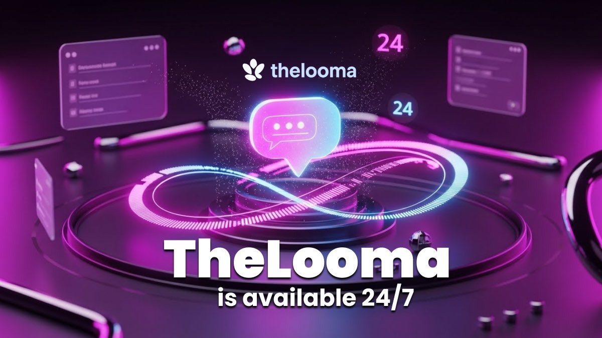 Clear, reliable replies are a sign of a serious business.

TheLooma helps brands sound like one👌