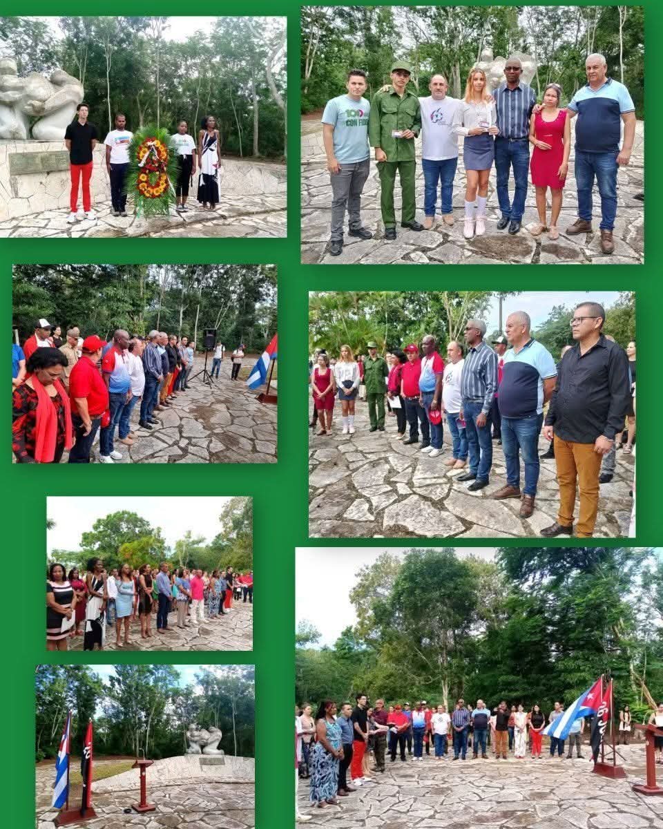 Con #HonorHolguinero le rendimos homenaje a los 23 jóvenes revolucionarios que fueron asesinados entre los días 23 y 26 de diciembre de 1956 en #HolguínSí. Las vidas arrebatadas con el crimen se multiplicaron en cientos de miles de vidas que hoy hacen Revolución en #Cuba.
