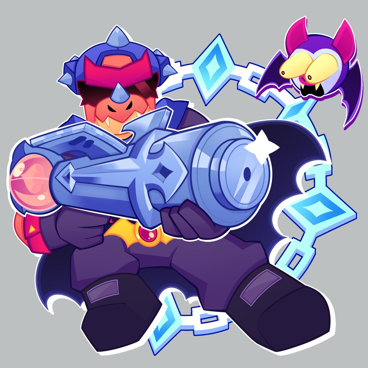 hharkov_'s tweet photo. Vampire Hunter Pierce (and Chromas) art for #BrawlDex 🦇

#BrawlStars #BrawlStarsArt #Christmas https://t.co/epMxRpmxr8