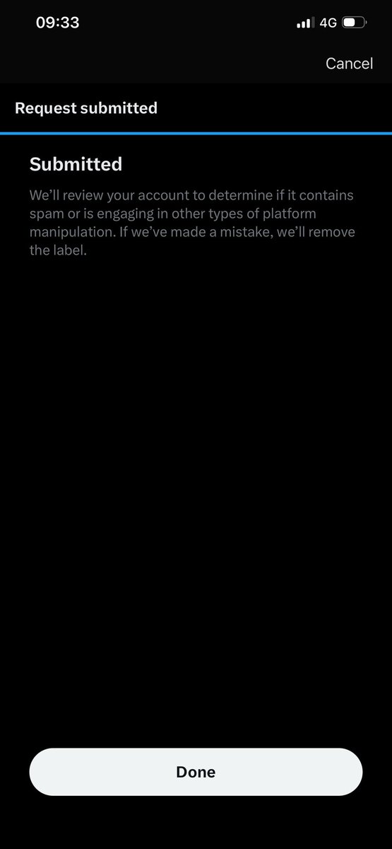 Since I got this message from X, my algorithm has been messed up