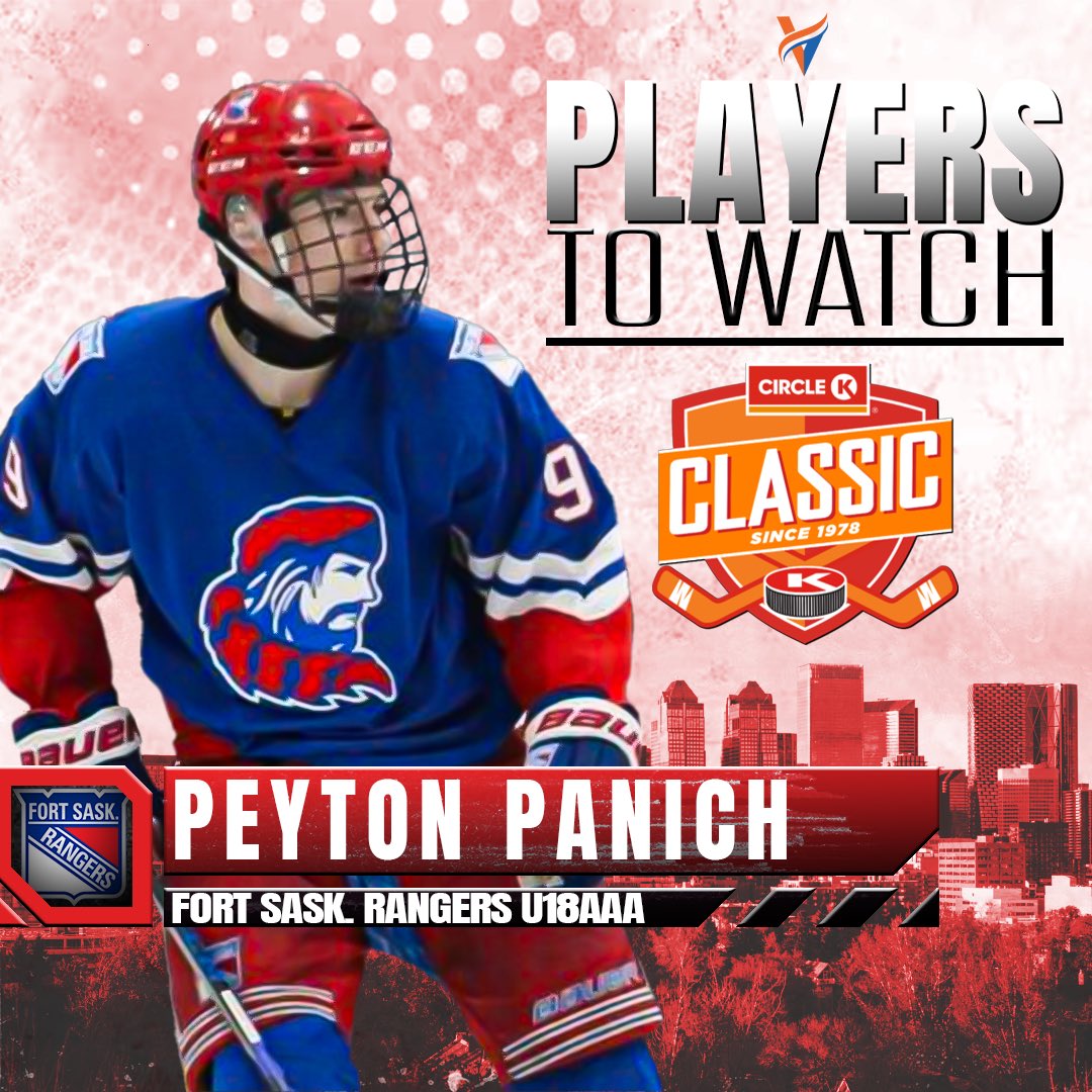 Circle K Players to Watch Pt.5: Peyton Panich

The 6'3, 2008-born d-man is a steadying force for the Fort Saskatchewan Rangers U18 AAA, and going into the Circle K, he has 1 goal and 8 points in 18 games

#AchieveYourVision