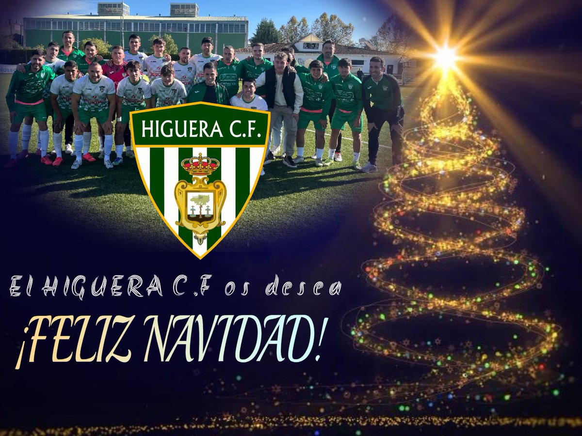 🎄 Esta Navidad celebramos algo más que fútbol: celebramos el esfuerzo, la unión y la amistad que nos hace equipo.

Desde el 𝑯𝑰𝑮𝑼𝑬𝑹𝑨 𝑪.𝑭 os deseamos unas 𝑭𝒆𝒍𝒊𝒄𝒆𝒔 𝑭𝒊𝒆𝒔𝒕𝒂𝒔 y una 𝑭𝒆𝒍𝒊𝒛 𝑵𝒂𝒗𝒊𝒅𝒂𝒅‼️ 💚🤍⚽
