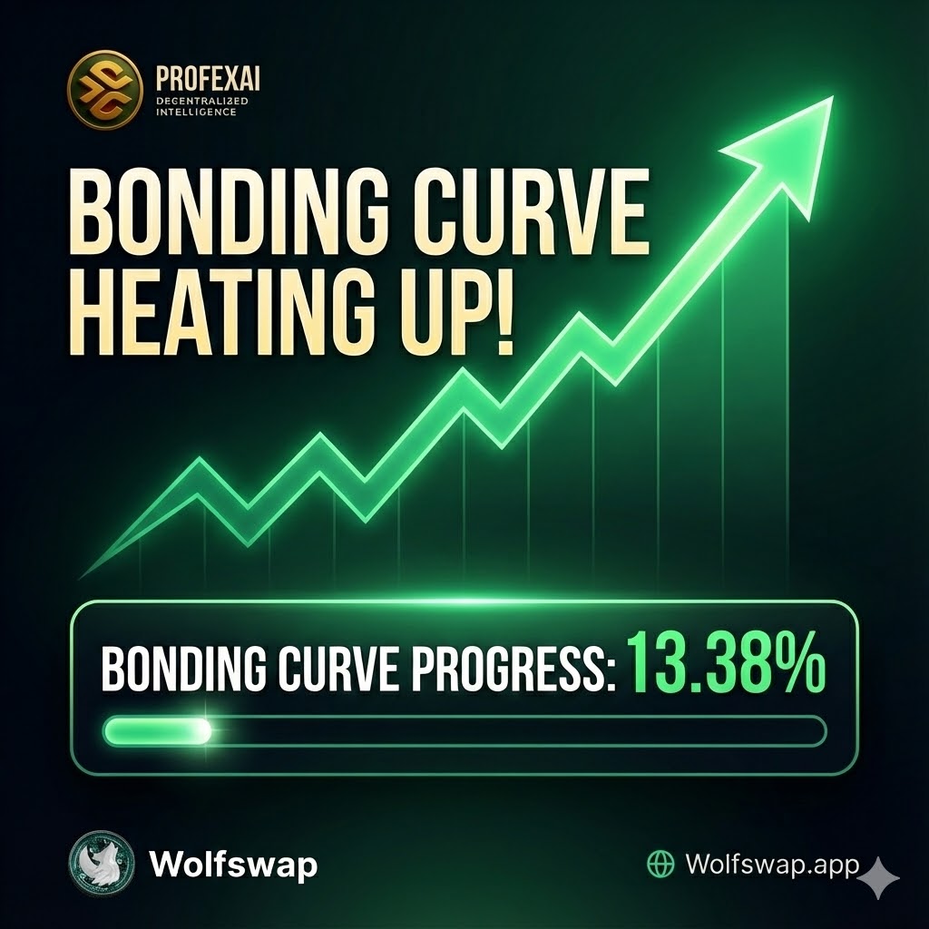 ProFexAiToken's tweet photo. Merry Christmas #Crofam! π
The $PFXAI bonding curve on Wolfswap is HEATING UP. π₯π
13.38% filled fast. Santa is loading bags before graduation. π
π¨
Don't get left behind. Secure your spot now! ππ
#ProFexAI #Cronos #Wolfswap #DeFi https://t.co/KUuSrpnFIG
