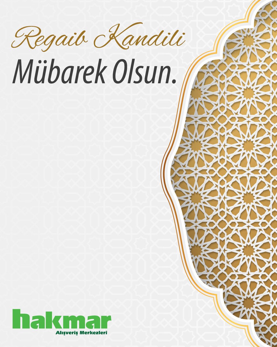 Bereket, rahmet ve mağfiretin ihsan edildiği, üç ayların müjdecisi Regâib Kandili’nin tüm insanlık için barış, dostluk ve kardeşliğe vesile olmasını temenni ediyoruz.
