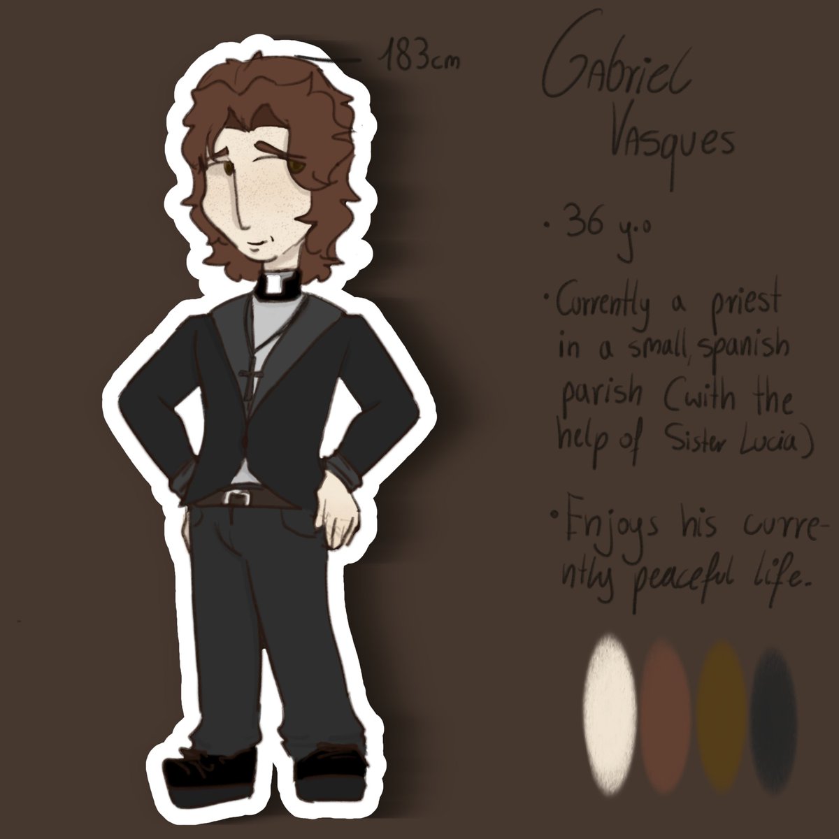 Heyyet2137's tweet photo. Short oc info sheets, wow,finally actually something about lore!!!!! #artmoots #priestoc #ocposting #digitalartist #priest https://t.co/cedsUvXarL