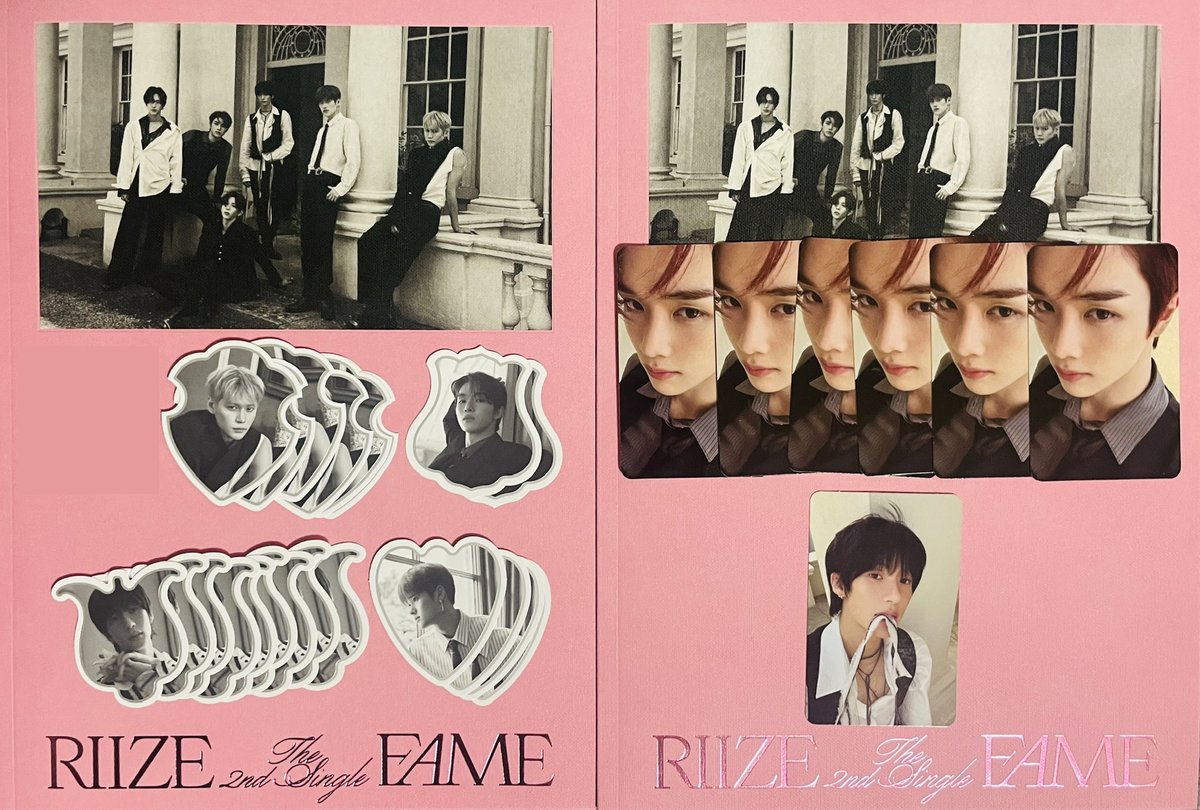 RIIZE Fame Photobook ver. トレカ 封入 同種交換希望 譲: 写真