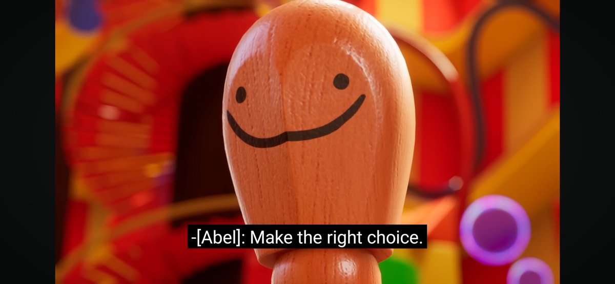 Sentí que era falso cuando, el dijo que se quedaba dandole el lugar a ellos. Pero no parecía tener algún sentimiento de tristeza o impotencia, Idk but siento que lo dijo muy a la ligera.

#TADC #TADCEp7