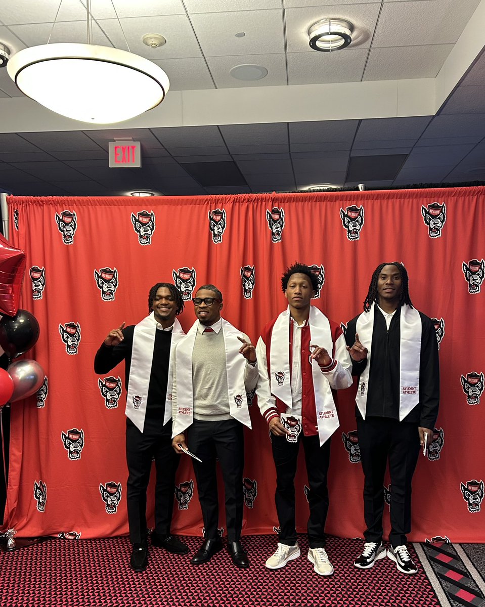 Today I got to watch my first set of <a href="/PackFootball/">NC State Football</a> DBs graduate. It doesn’t get better than this #1Pack1Goal