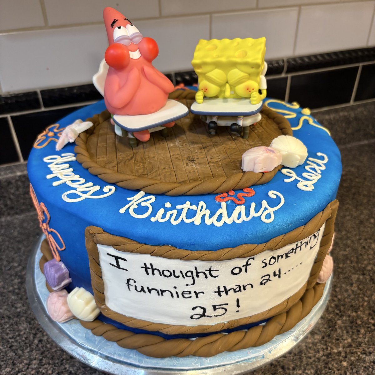 Jake_Randall_YT's tweet image. What the customer sent for inspiration (left)  vs. what we made (right). It needed more color right?!