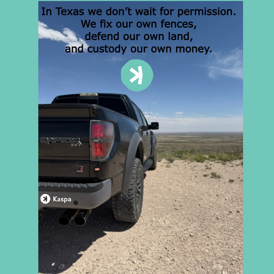 DAG_Punk's tweet photo. Sovereignty isn't abstract—it's daily life here.

@Kaspa_Commons #Kaspa #Sovereignty #kaspian https://t.co/moz284ysD7
