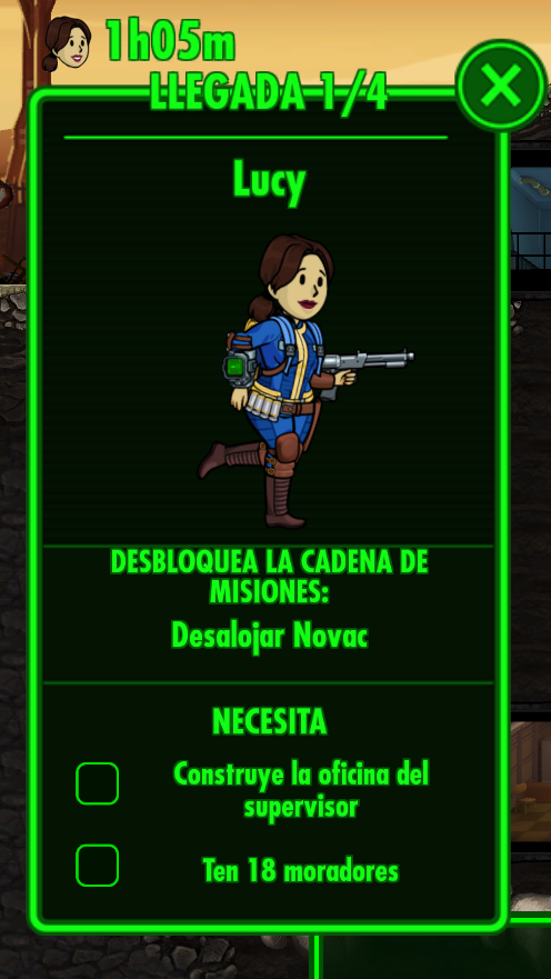 reactdevai's tweet image. Lucy MacLean en #FalloutShelter !!!