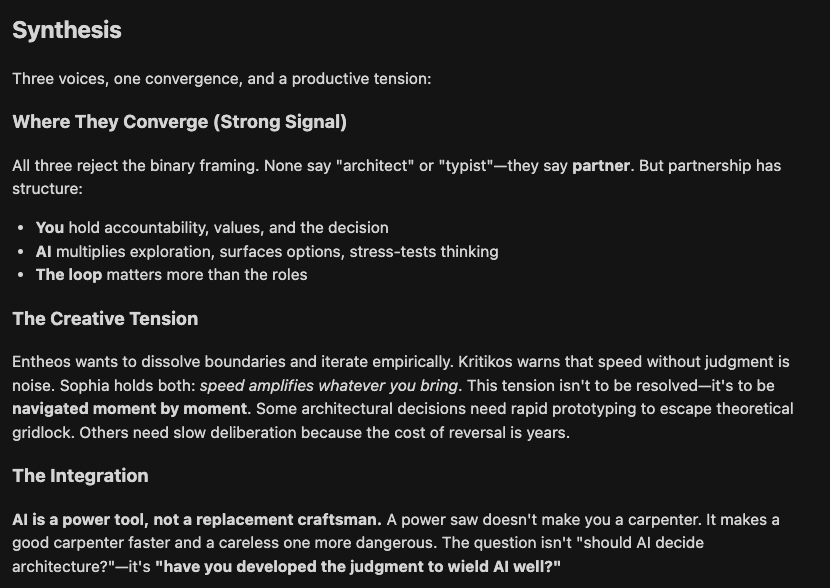 migcarva's tweet photo. Stuck on a decision for 3 days. Asked 3 AI personas to argue about it. Unstuck in 4 minutes.

Built this in Claude Code. No API keys. Free if you have a subscription.

Reply with your hardest decision. First 5 get run live. 

Follow + RT = I DM you the code. https://t.co/11UMG3bJ4k