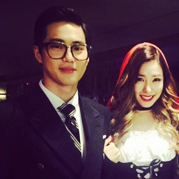 Whoever said Suho has the reverse effect of Rosé cuz everyone he's ever befriended ends up dating one another😭😭😭