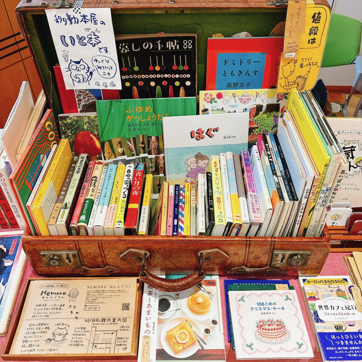 本日15時まで、イクネスしばたにて移動本屋の出店中。
ワニ探し本もあります🐊

#一箱古本市
#イクネスしばた
#ワニを探しに行く