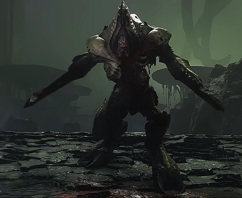 DailyFPSEnemies's tweet image. Today’s FPS enemy is the Cosmic Baron from Doom: The Dark Ages!