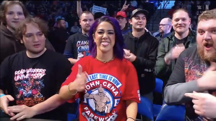 It's BAYLEY CENA 😍
<a href="/itsBayleyWWE/">Bayley</a> 

#SmackDown