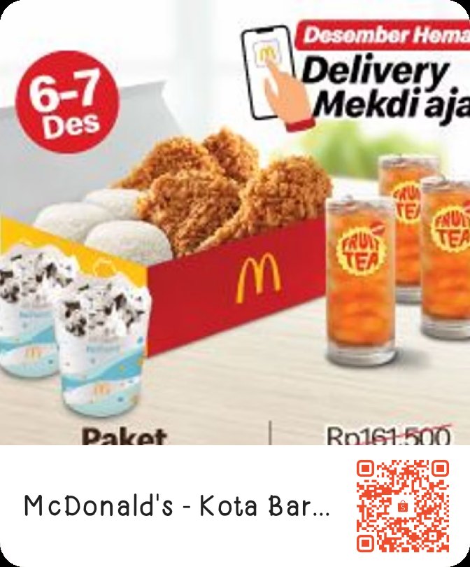 chungdhut's tweet photo. McDonald's - Kota Baru Parahyangan sekarang ada di ShopeeFood! Pesan Sekarang, langsung diantar. https://t.co/trZDnzHZpu

Jangan sampai telat hype-nya! Barang viral ada di link 👇

https://t.co/RyXL44X7be https://t.co/EsE6mxNZ9Q