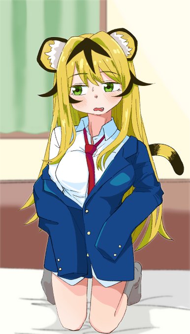 太田ユータロー先生の「虎耳女になったとて」のファンアートです
かわいいなぁ!李蝶くぅん!! 