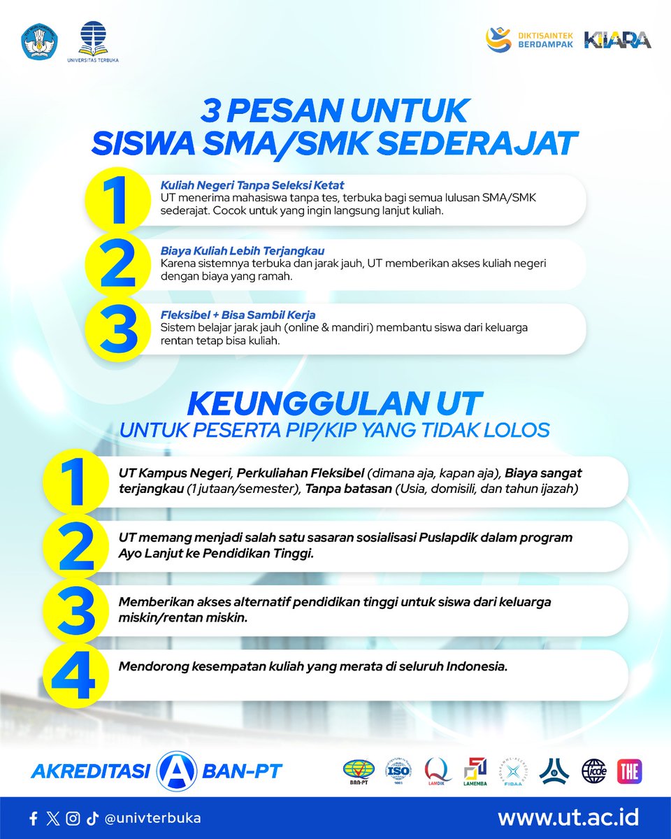 Universitas Terbuka tweet media