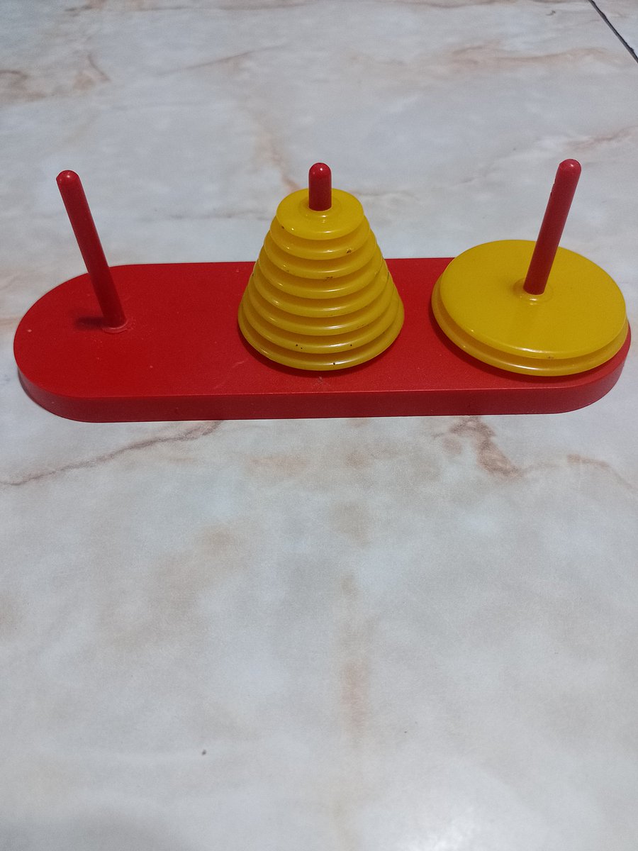 Voy 8 y me agote
 #torredehanoi