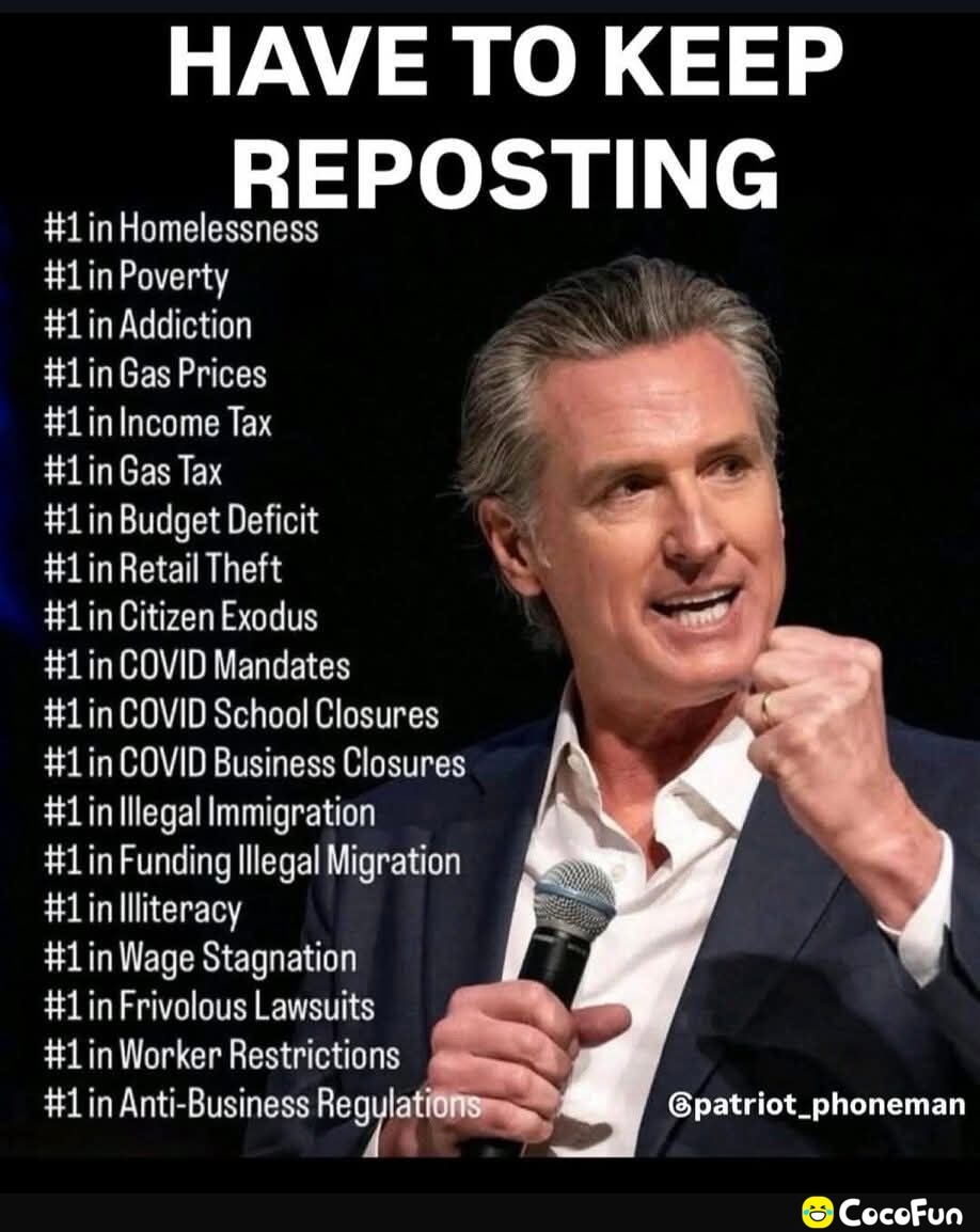<a href="/GavinNewsom/">Gavin Newsom</a> Complete failure 👇👇👇👇