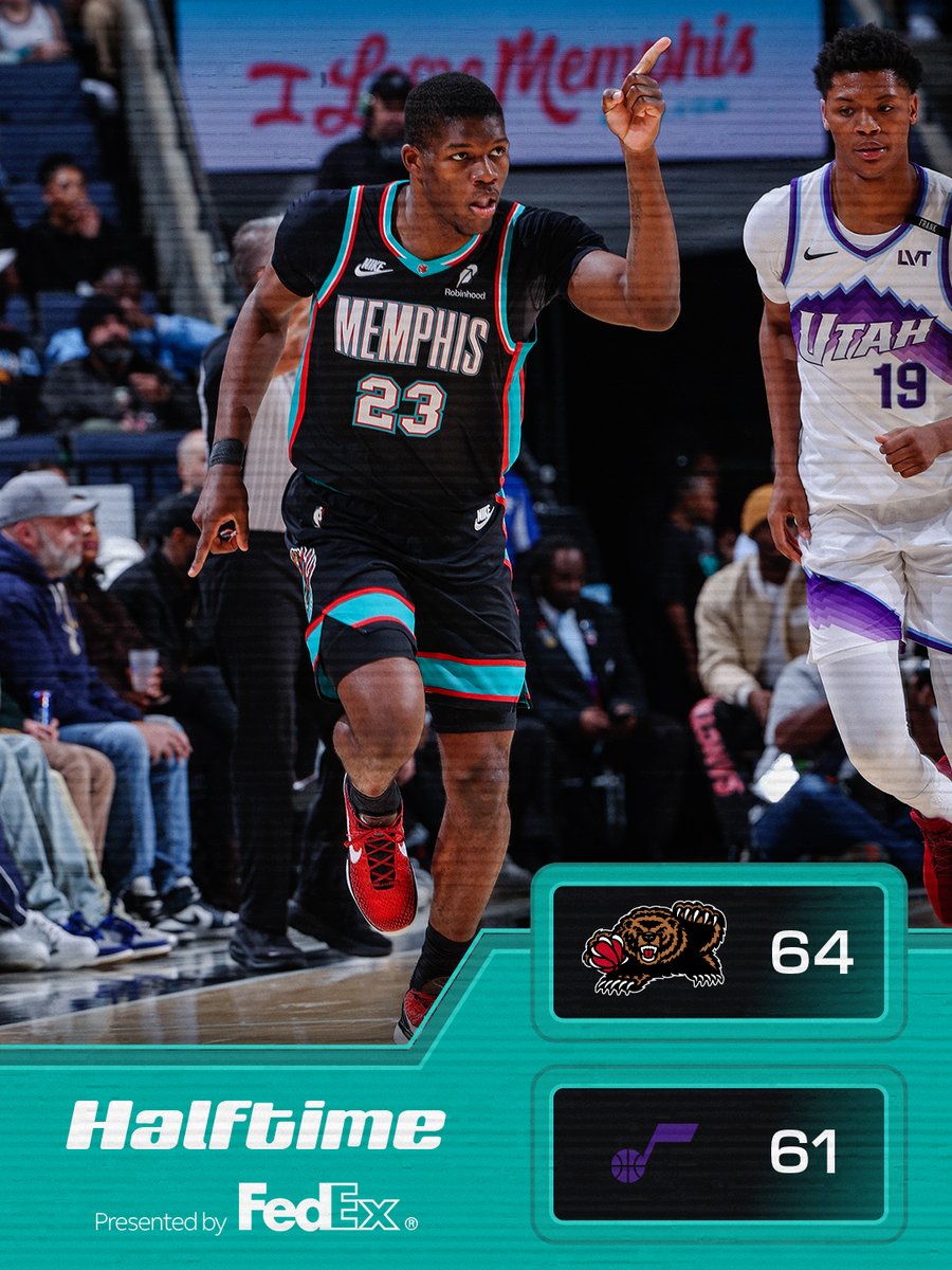 𝐁𝐑𝐁. 𝐍𝐨𝐭 𝐃𝐨𝐧𝐞.
📺 @FDSN_Grizzlies