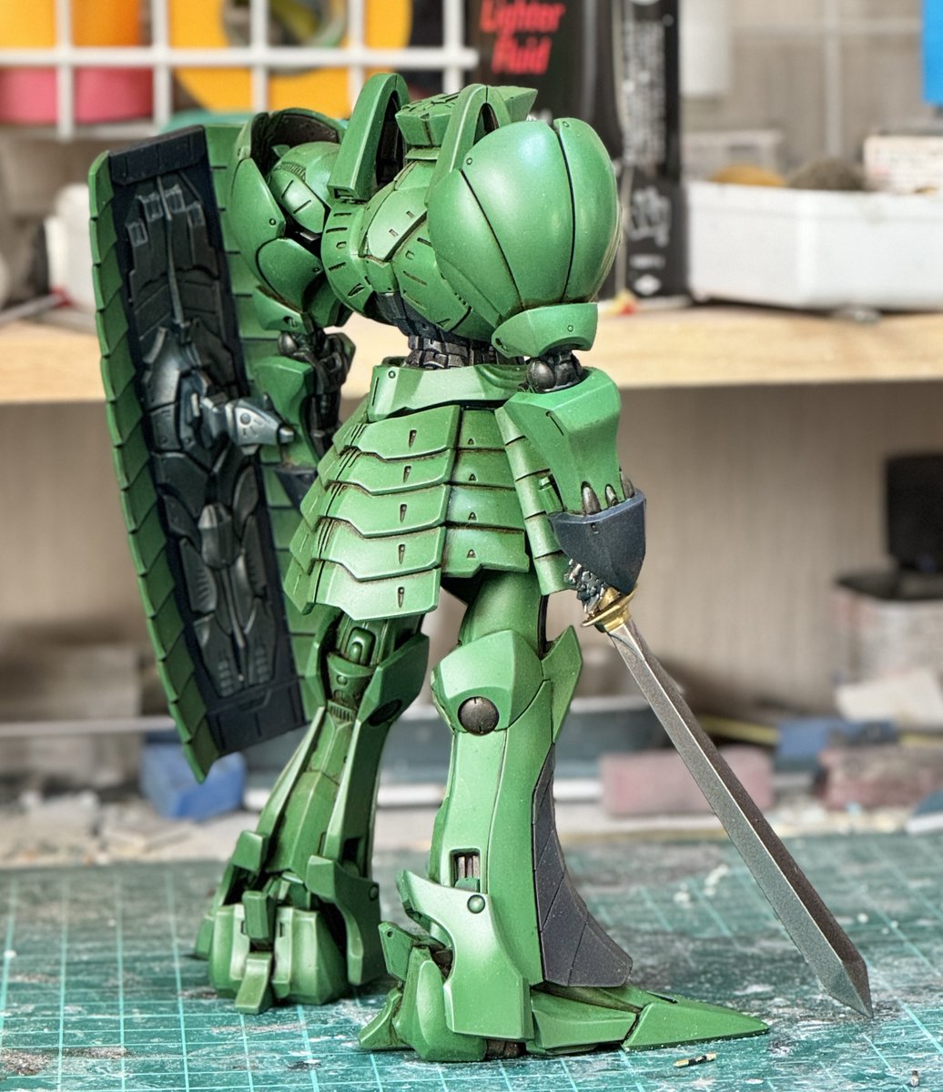 ボークス 1/144 SAV ベルリンSR1 グリーンタイプ完成です 自分用なので