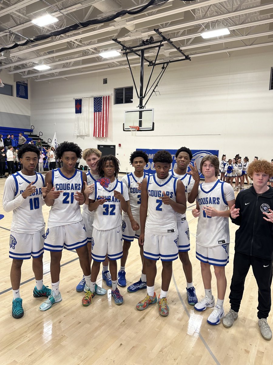 Trailed most of the game with key guys in early foul trouble and still found a way to pull it out. 56-53, your 2025-26 Cougar Classic champions.

#cougarhoops #WEisgreaterthanme 
#shiphunters