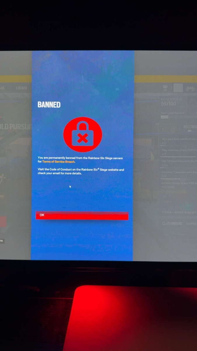 Was qued with unnozao before it got pulled and cheated on now I’m banned please help <a href="/UbisoftSupport/">Ubisoft Support</a> <a href="/Ubisoft/">Ubisoft</a>