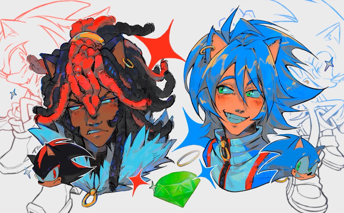 _saaanic_'s tweet image. Shadow &amp;amp; Sonic