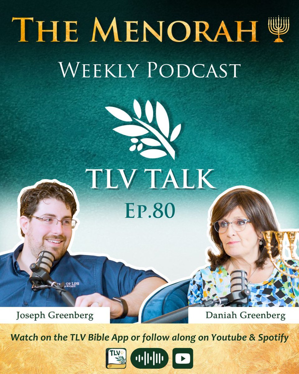 TLVBibleSociety's tweet photo. Episode 80 of TLV Talk is OUT NOW! ๐๏ธโจ
Watch on YouTube, listen on Spotify, and catch the After Show exclusively on the TLV Bible App.
YouTube ๐ https://t.co/2E5eQWNjLF
After Show ๐ https://t.co/hmtCDmFpQe
#tlvtalk #podcast #youtube #tlvbible #weeklypodcast #talk #learn https://t.co/4POOb6niAG