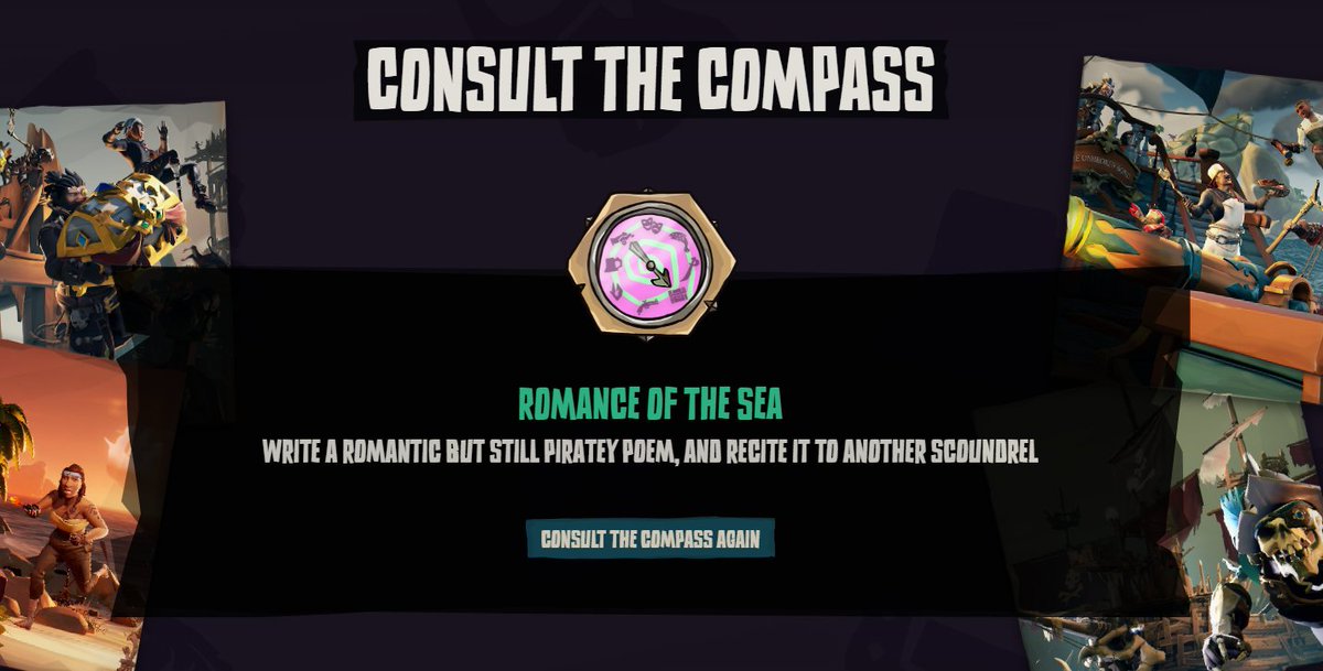 VictorVanaheim's tweet image. A Love Poem Worthy of the Sea Itself 

@SeaOfThieves #Compassofchaos #BeMorePirate