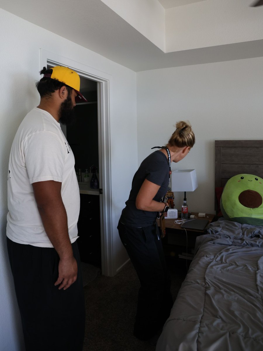 RedCross's tweet image. Imagine not being able to hear the smoke alarm when your home catches fire. For people who are deaf or hard of hearing, that’s an everyday risk.

Joey Su’a knows this risk all too well. He lost his hearing at age two after battling meningitis for 54 days in the hospital. Today,…