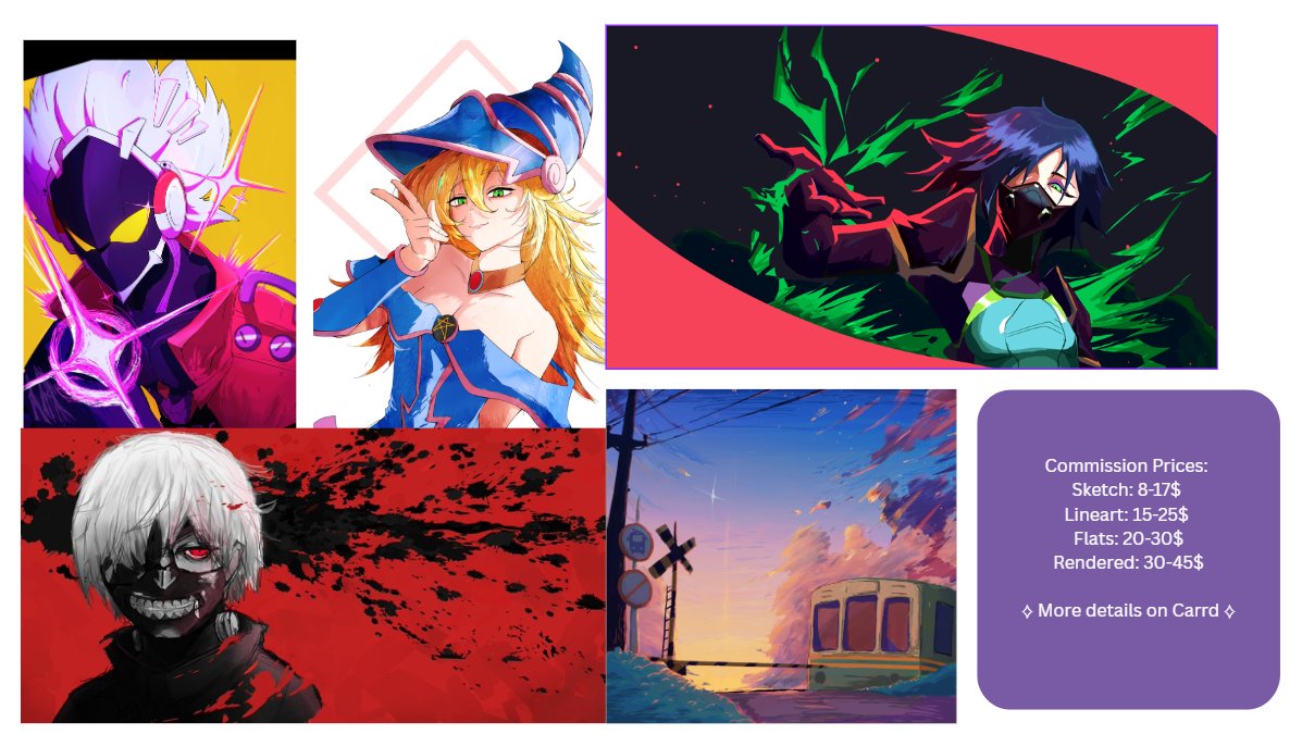 AmariNeedsSleep's tweet photo. ⟡ [RT and likes are very appreciated]  ⟡

✦ Open Commissions ✦

Hello, I would like to announce I'm opening commissions! Please DM if you have any interest. 

Kindly check my carrd for more information
https://t.co/CEK9hFRzKn https://t.co/lN4wXWIx8D