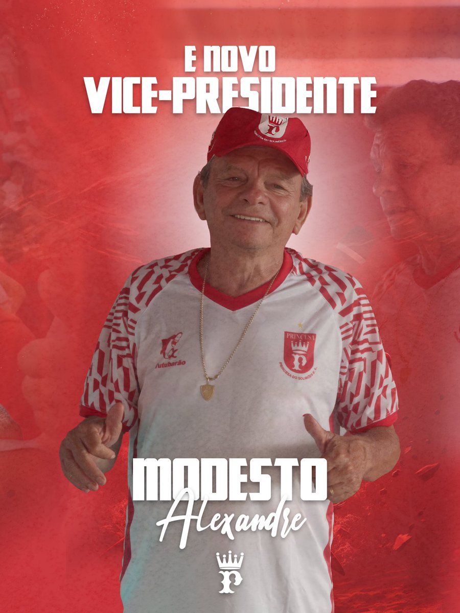 O TUBARÃO 🦈 TEM NOVO COMANDO!

Holofernes Leite é o novo Presidente do Princesa do Solimões Esporte Clube, e Modesto Alexandre é seu vice!

A gestão assume com a missão de colocar o Princesa na disputa pelo troféu do Barezão 2026, e garante: vem muita coisa boa por aí!

#Avante