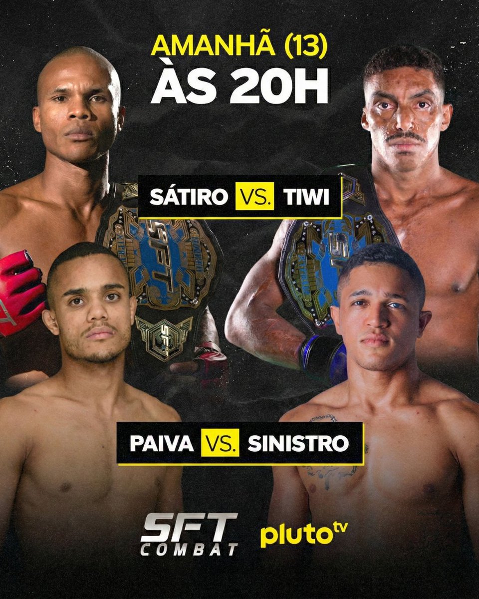 PlutoTVBR's tweet photo. Oi, quer 5 minutinhos de soco sincero sem perder a amizade? 🥺✨ Se sim, VAMOS TER BEM MAIS DE 5 MINUTINHOS COM @sftcombat!
#SFTCOMBAT https://t.co/6okg6vV2K0