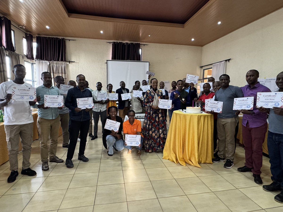 HelpChildrwanda's tweet photo. HaC Rwanda organized a 3-day  (TOT) on Disaster Preparedness and Response in collaboration with @UR_CoE .this training HaC and partners, AEE and EPR were equipped with the knowledge and practical skills to mitigate climate threats that affect children’s well-being. https://t.co/0sSeqnnD88