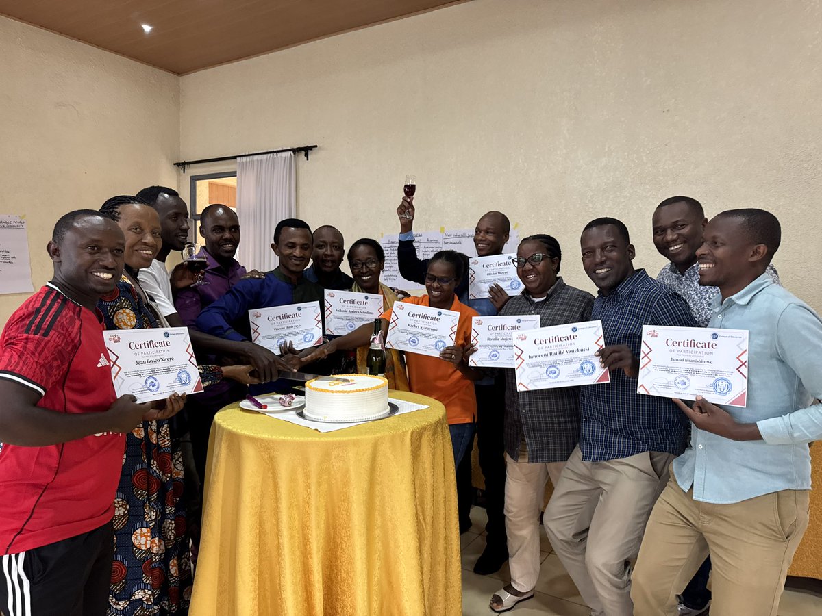 HelpChildrwanda's tweet photo. HaC Rwanda organized a 3-day  (TOT) on Disaster Preparedness and Response in collaboration with @UR_CoE .this training HaC and partners, AEE and EPR were equipped with the knowledge and practical skills to mitigate climate threats that affect children’s well-being. https://t.co/0sSeqnnD88