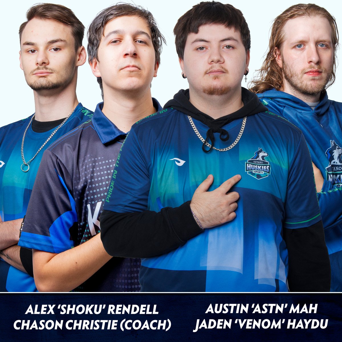 keyanocollege's tweet image. History for the Keyano Huskies Call of Duty: Gunfight team!

Alex ‘Shoku’ Rendell, Austin ‘astn’ Mah, Jaden ‘Venom’ Haydu, and Head Coach Chason Christie brought in a huge honour for Keyano College, capturing the top spot in NJACCe Division I Esports action Thursday night!