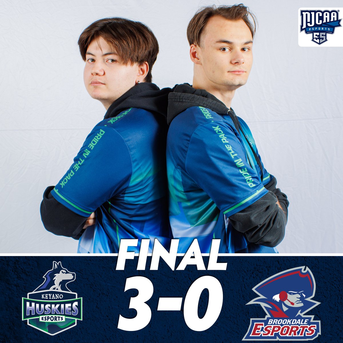 keyanocollege's tweet image. History for the Keyano Huskies Call of Duty: Gunfight team!

Alex ‘Shoku’ Rendell, Austin ‘astn’ Mah, Jaden ‘Venom’ Haydu, and Head Coach Chason Christie brought in a huge honour for Keyano College, capturing the top spot in NJACCe Division I Esports action Thursday night!