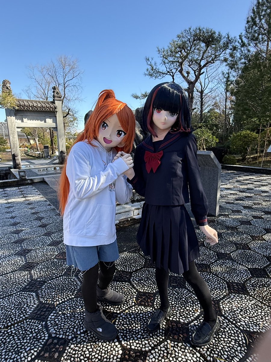 きぐるにぃ〜08 エミルさんとツーショ🎶(❁´ω`❁)環と並ぶとお姉さん